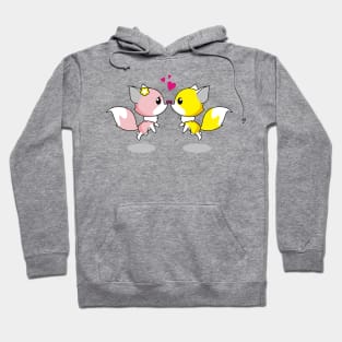 Little foxes in love. Hoodie